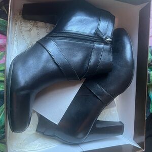 Franco Sarto Derby Calf Booties